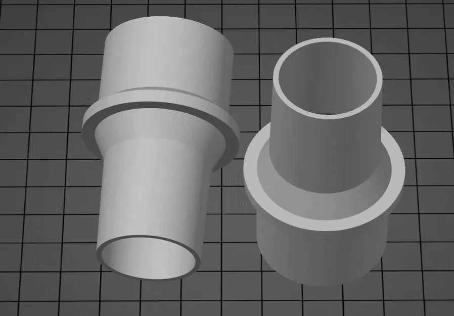 Đầu nối ống hút bụi dạng tham số với đầu nối từ tính. - Image 17