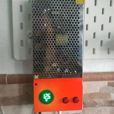 Bìa PSU s240 Anet với voltmet và công tắc