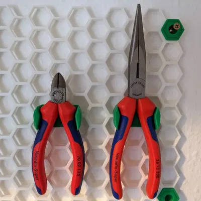 Giá đỡ kìm Knipex 34mm cho tường lưu trữ HSW