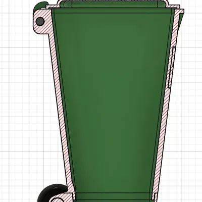 Giá đỡ bút hình hộp với nắp mở dễ thương