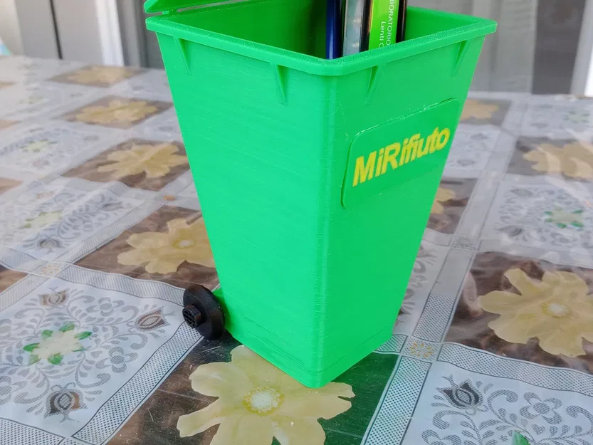 Giá đỡ bút hình hộp với nắp mở dễ thương - Image 4