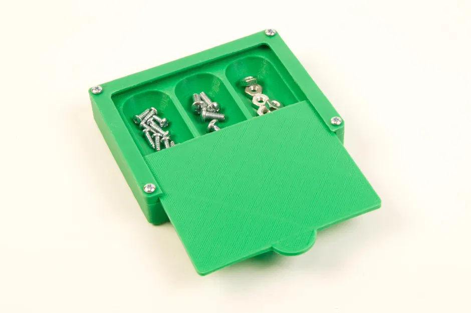 Khay đựng linh kiện nhỏ với nắp trượt - Image 3