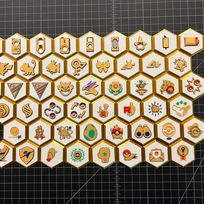 Huy chương thành tích trong Pokemon Go bằng vật lý