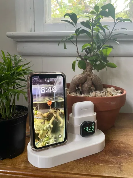 Trạm sạc 3 trong 1 cho sản phẩm Apple - Image 1