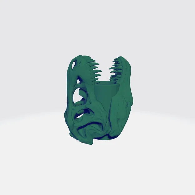 Giá đỡ bút T-Rex phong cách Low Poly - Image 1
