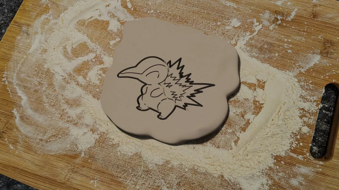 Cyndaquil hình cắt bánh quy độc đáo cho bếp nhà bạn - Image 1