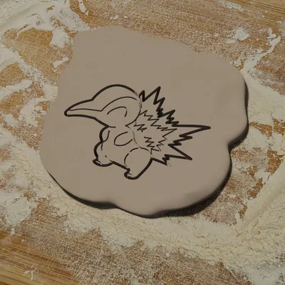 Cyndaquil hình cắt bánh quy độc đáo cho bếp nhà bạn