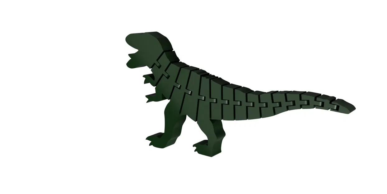 Mô hình Tyrannosaure linh hoạt Flexi V2 164x84 mm - Image 1