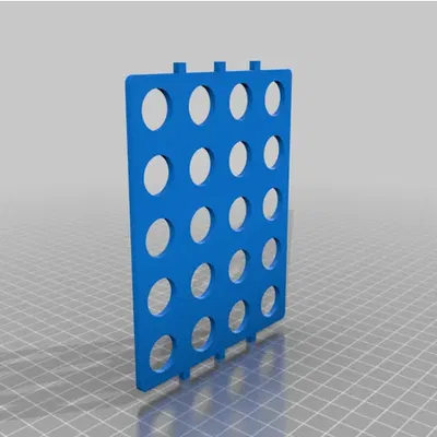 Giá đỡ ống nghiệm với lỗ 16mm cho in PLA hoặc PETG