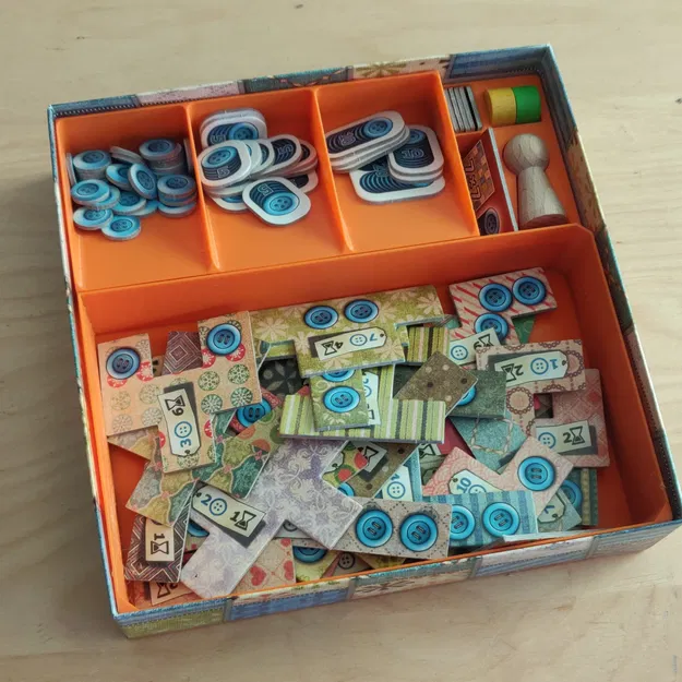 Giá đỡ trò chơi boardgame patchwork dễ in 3D - Image 1