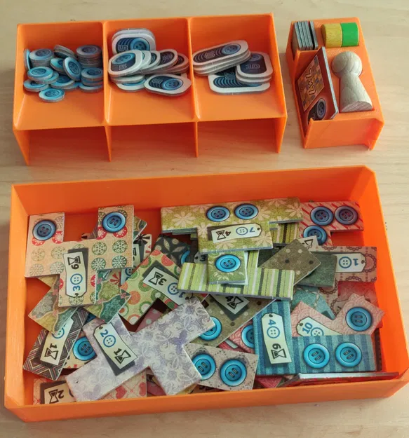 Giá đỡ trò chơi boardgame patchwork dễ in 3D - Image 2