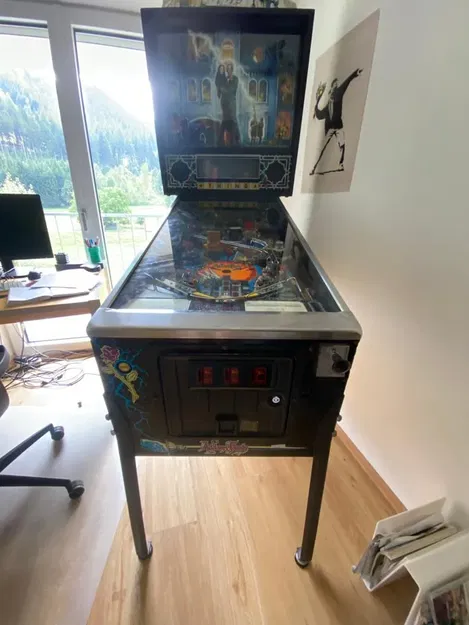 Bọc chân máy pinball gia đình Addams chống trầy xước - Image 1