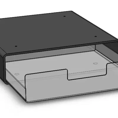 Ngăn kéo dưới bàn điều chỉnh kích thước dễ dàng