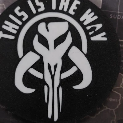 Đế lót ly Mandalorian phong cách Star Wars
