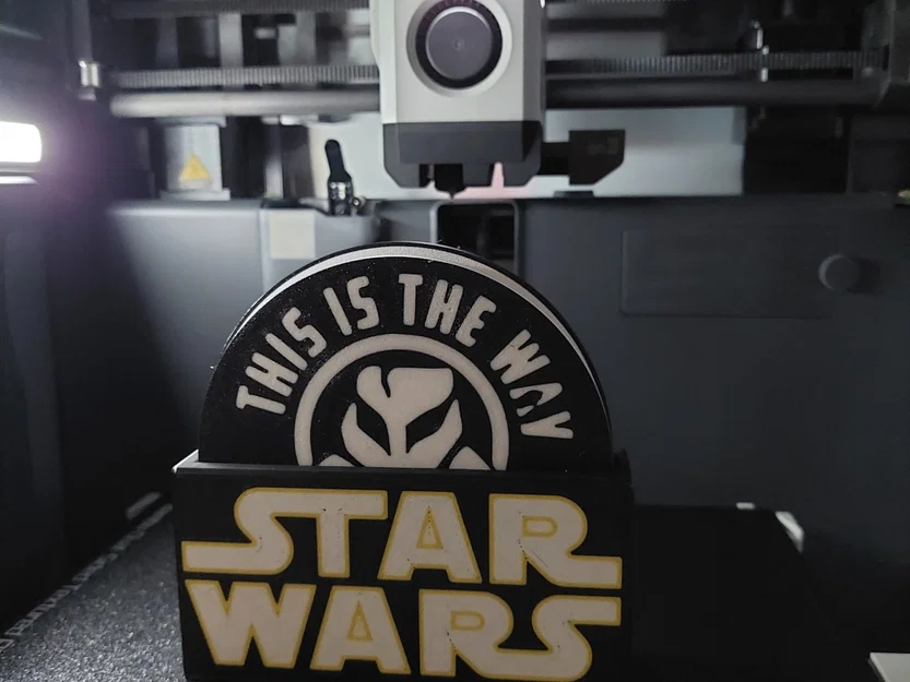 Đế lót ly Mandalorian phong cách Star Wars - Image 2