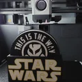 Đế lót ly Mandalorian phong cách Star Wars - Thumbnail 2