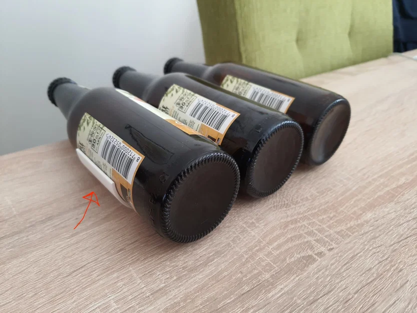 Giá đỡ chai xếp chồng chống lăn cho tủ lạnh - Image 5