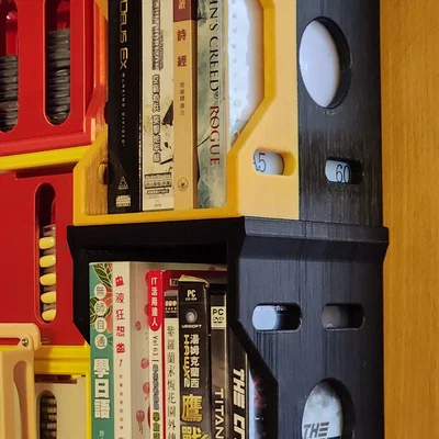 Thiết kế giá sách mô-đun có thể xếp chồng lên nhau