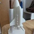 Giá đỡ bút hình tàu vũ trụ cho văn phòng - Thumbnail 3