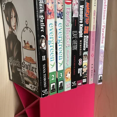 Giá đỡ sách manga tối ưu cho kệ sách của bạn