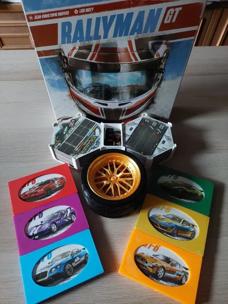 Tổ chức linh kiện trò chơi Rallyman GT phong cách mới - Image 3