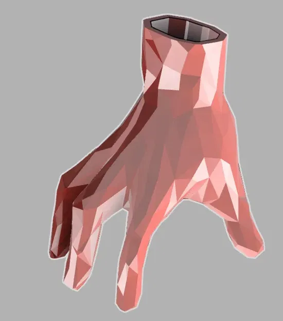 Giá đỡ bút hình khối thấp poly - Image 1