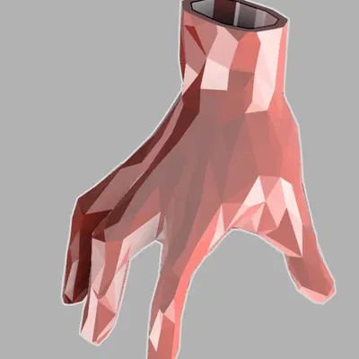 Giá đỡ bút hình khối thấp poly