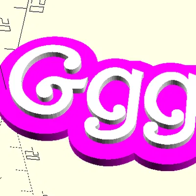 Phông chữ ttf với chữ "g" thường hoạt động trong kiểu chữ ...