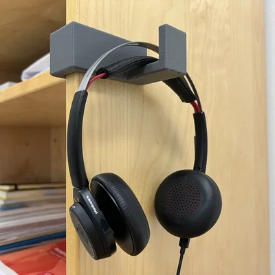 Giá treo tai nghe gắn trên kệ 20mm