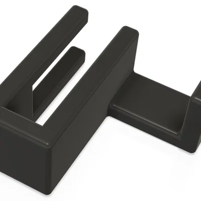 Giá treo tai nghe gắn trên kệ 20mm