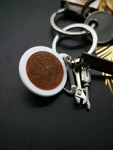 Chìa khóa hình cỏ ba lá cho token giỏ hàng - Image 2