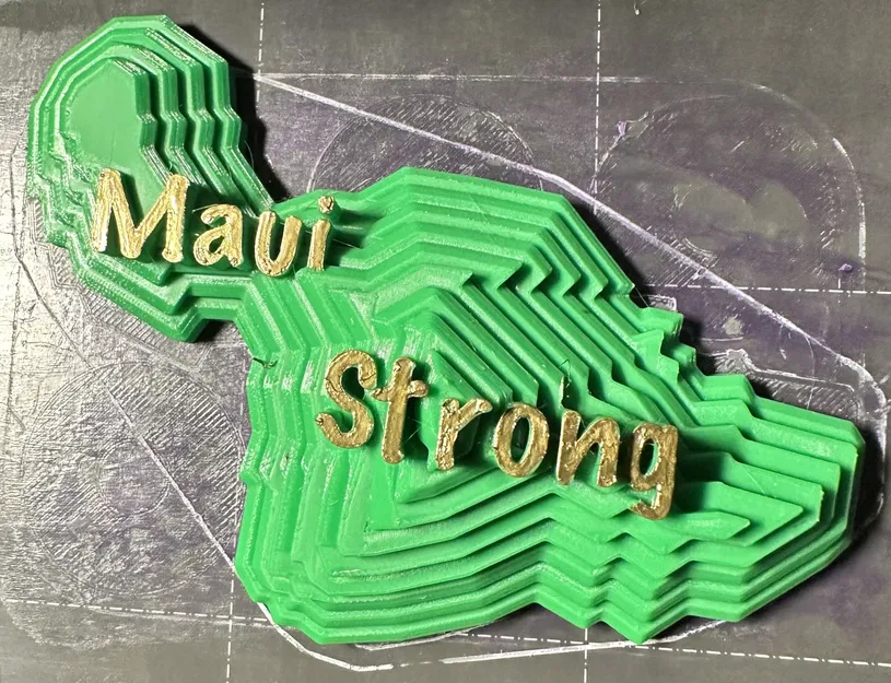 Trọng lượng giấy Maui Strong tưởng niệm nạn nhân vụ cháy La... - Image 1