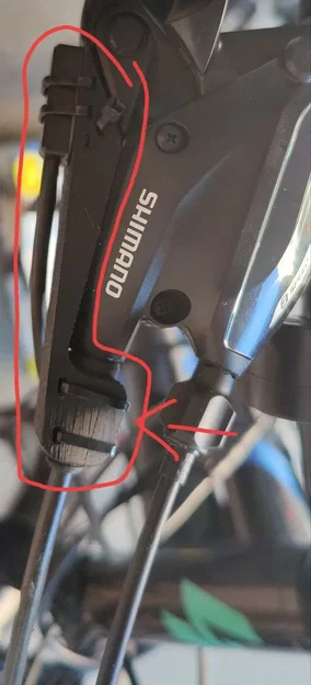 Cảm biến ngắt phanh đĩa thủy lực EBIKE - Shimano STEF505 3x8s - Image 1