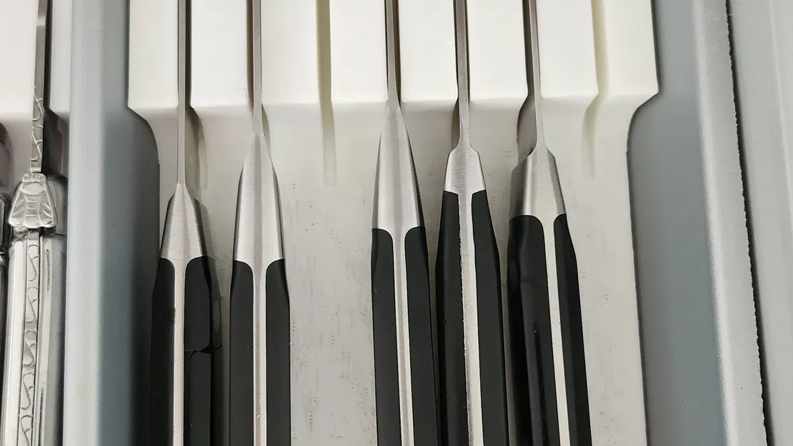 Khối dao ngang tùy chỉnh cho ngăn kéo nhà bếp - Image 2