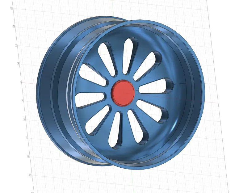 Bánh xe nhôm cho mô hình xe hơi đồ chơi - Image 1