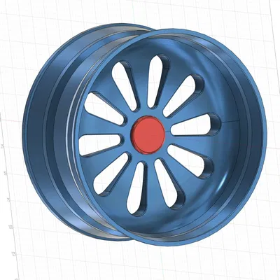 Bánh xe nhôm cho mô hình xe hơi đồ chơi