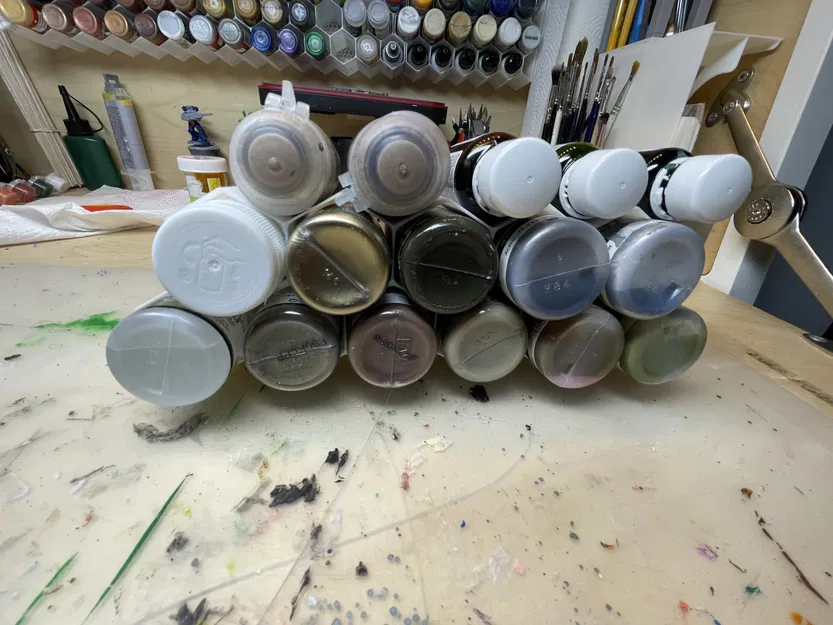 Giá đỡ sơn cho chai 35mm - Image 4