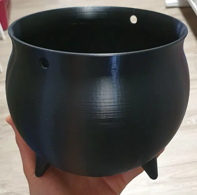 Nồi phù thủy ba chân cho Halloween có tay cầm, đường kính 200mm - Image 2