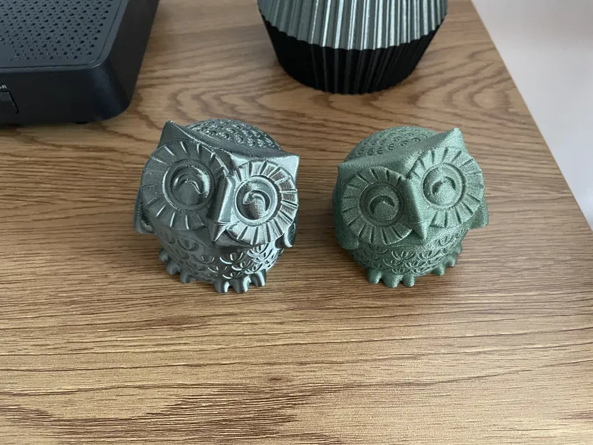 Cú dễ thương mỉm cười trang trí nhà cửa - Image 2