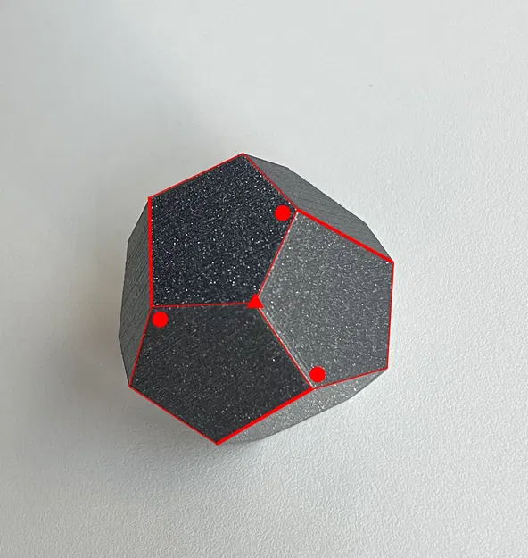 Mặt phẳng pyrite trong hình khối dodecahedron - Image 2