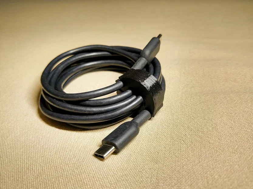 Kẹp dây cáp hai đầu bằng TPU giữ gọn gàng dây cáp - Image 1