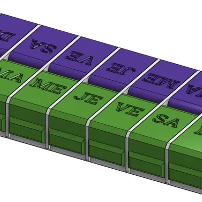 Hộp đựng thuốc 7 ngăn cho cả tuần