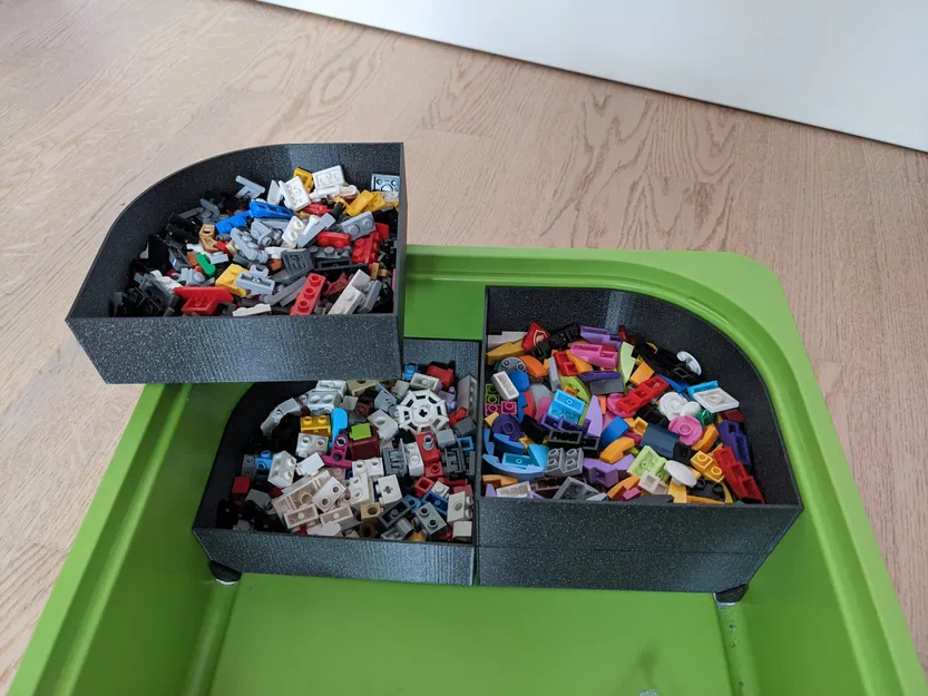 Khung chèn hộp Ikea TROFAST hai tầng - Image 2