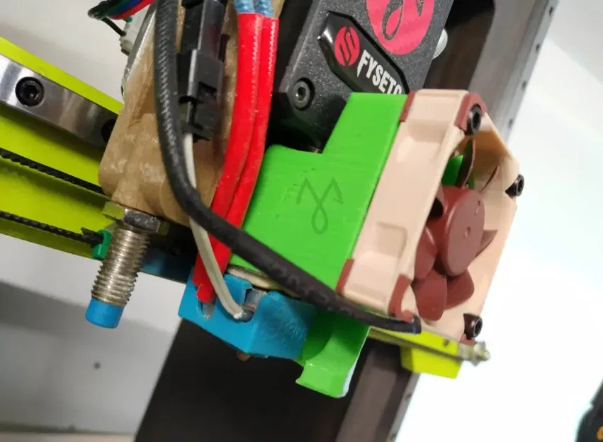 Ống dẫn quạt 40mm cho máy ép BMG và E3D V6 - Image 2