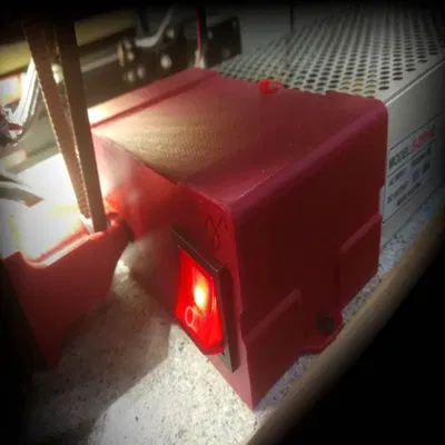 Nắp PSU với công tắc 4 cực cho mô hình không quạt 113x51mm