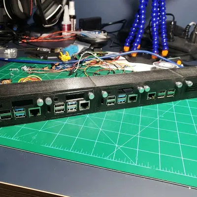 Giá đỡ máy chủ 19" 1U cho Raspberry Pi Zero/3b+/4/5