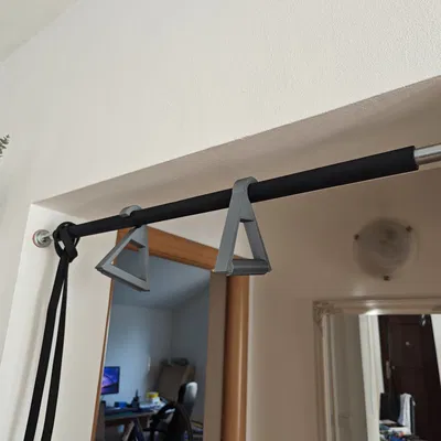 Tay cầm tập pull-up in từ PLA cho người tập gym
