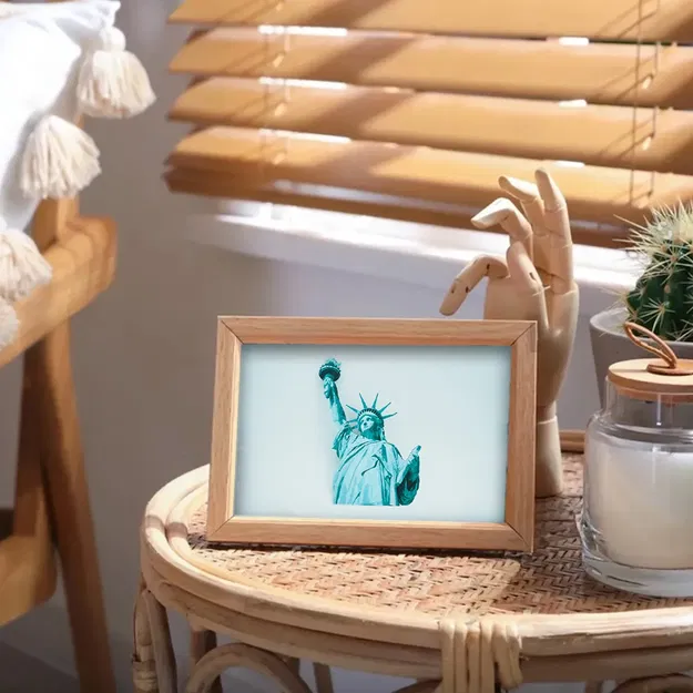 Bức tranh sơn dầu Tượng Nữ thần Tự do (Hueforge) - Image 2