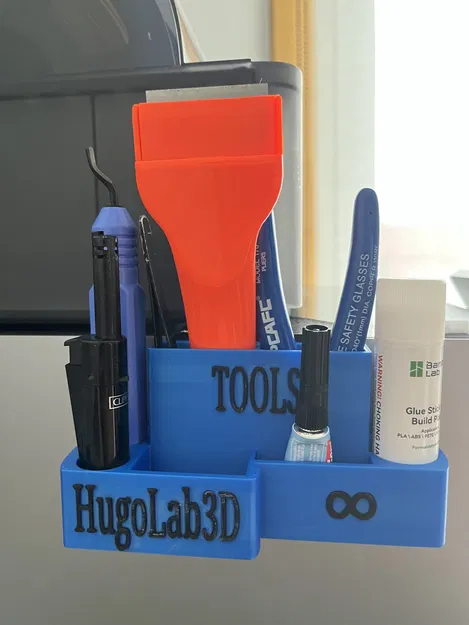 Hộp dụng cụ và giá đỡ với nam châm cho Bambulab - Image 1