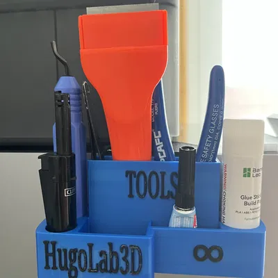 Hộp dụng cụ và giá đỡ với nam châm cho Bambulab